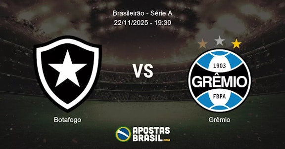 Botafogo Grmio Brasileiro Srie A 22112025 1930