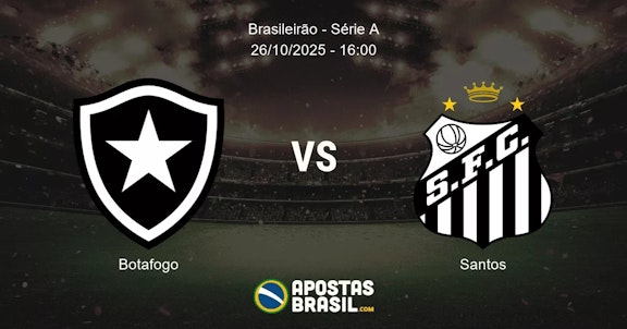Botafogo Santos Brasileiro Srie A 26102025 1600