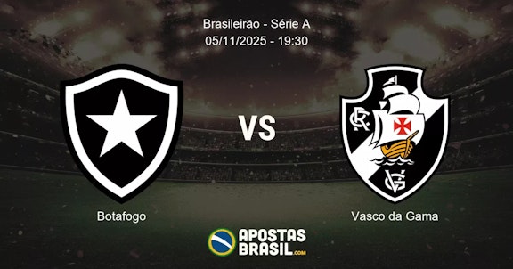Botafogo Vasco da Gama Brasileiro Srie A 05112025 1930