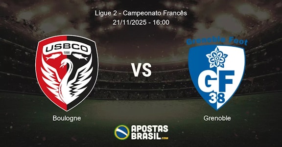 Boulogne Grenoble Ligue 2 Campeonato Francs 21112025 1600