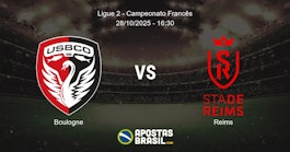 Boulogne Reims Ligue 2 Campeonato Francs 28102025 1630