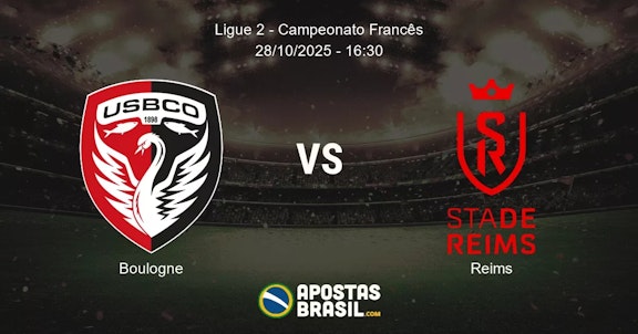 Boulogne Reims Ligue 2 Campeonato Francs 28102025 1630