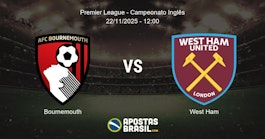 Bournemouth West Ham Premier League Campeonato Ingls 22112025 1200