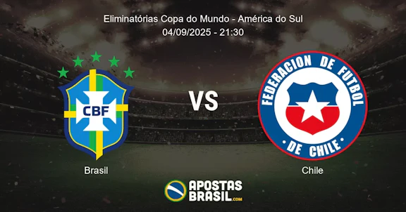 Brasil Chile Eliminatrias Copa do Mundo Amrica do Sul 04092025 2130