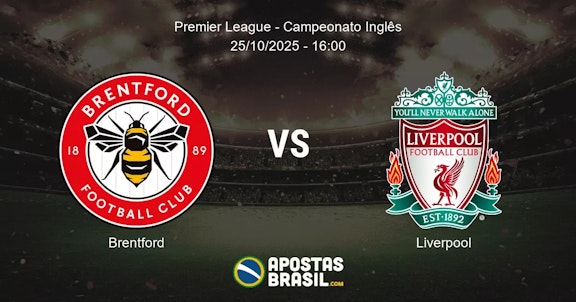 Brentford Liverpool Premier League Campeonato Ingls 25102025 1600