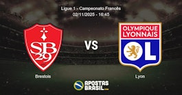 Brestois Lyon Ligue 1 Campeonato Francs 02112025 1645