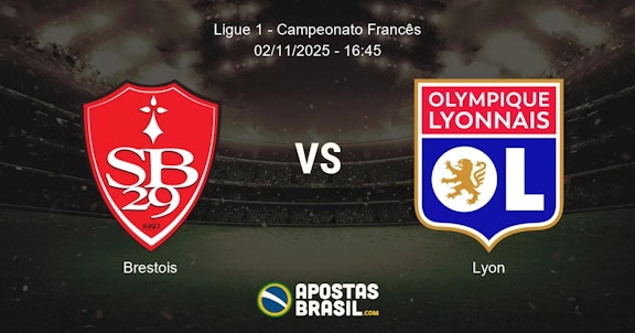 Brestois Lyon Ligue 1 Campeonato Francs 02112025 1645