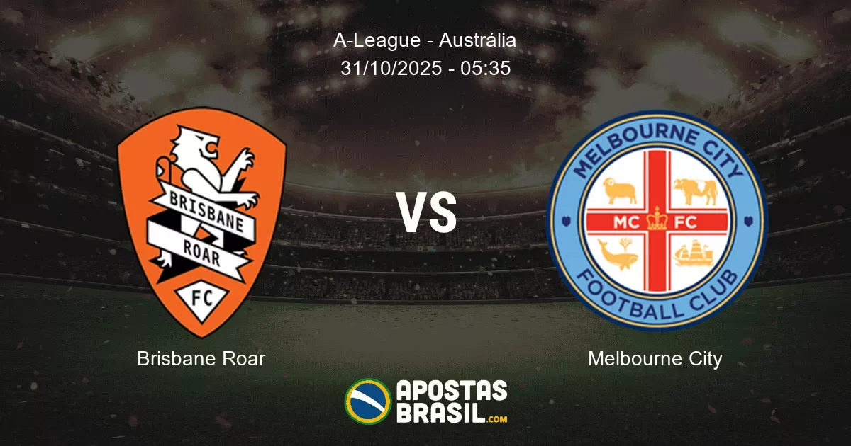 Brisbane Roar Melbourne City A League Austrlia 31102025 0535