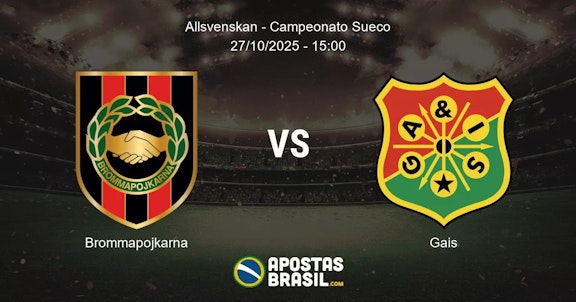 Brommapojkarna Gais Allsvenskan Campeonato Sueco 27102025 1500