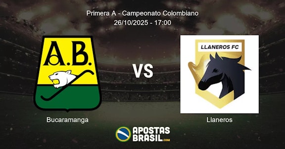 Bucaramanga Llaneros Primera A Campeonato Colombiano 26102025 1700