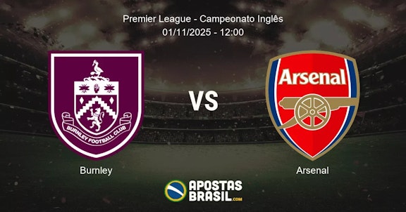 Burnley Arsenal Premier League Campeonato Ingls 01112025 1200