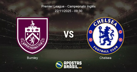 Burnley Chelsea Premier League Campeonato Ingls 22112025 0930