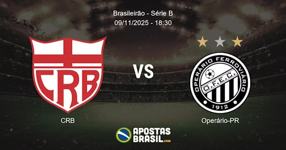 CRB Operrio PR Brasileiro Srie B 09112025 1830