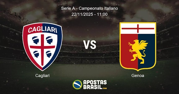 Cagliari Genoa Serie A Campeonato Italiano 22112025 1100