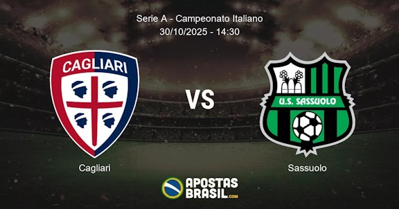 Cagliari Sassuolo Serie A Campeonato Italiano 30102025 1430