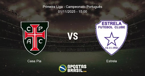 Casa Pia Estrela Primeira Liga Campeonato Portugus 01112025 1500