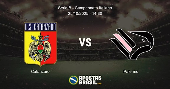 Catanzaro Palermo Serie B Campeonato Italiano 25102025 1430