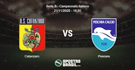 Catanzaro Pescara Serie B Campeonato Italiano 21112025 1630