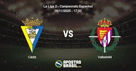 Cdiz Valladolid La Liga 2 Campeonato Espanhol 09112025 1700