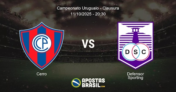 Cerro Defensor Sporting Campeonato Uruguaio Clausura 11102025 2030