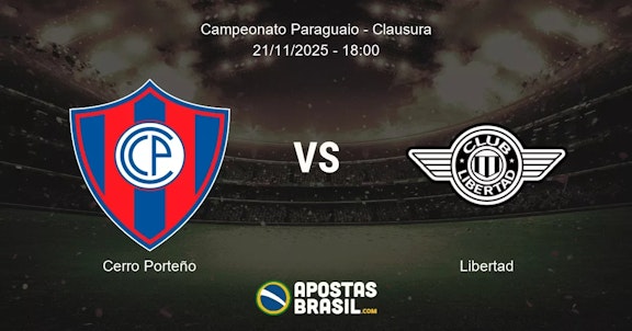 Cerro Porteo Libertad Campeonato Paraguaio Clausura 21112025 1800
