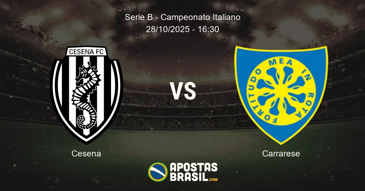 Cesena Carrarese Serie B Campeonato Italiano 28102025 1630