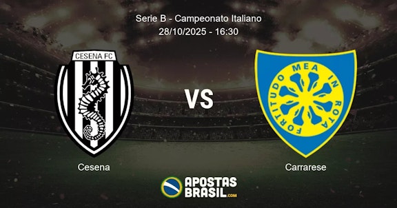 Cesena Carrarese Serie B Campeonato Italiano 28102025 1630
