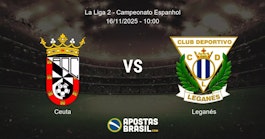 Ceuta Legans La Liga 2 Campeonato Espanhol 16112025 1000
