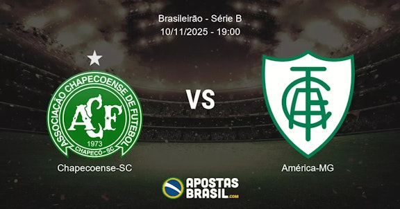 Chapecoense SC Amrica MG Brasileiro Srie B 10112025 1900