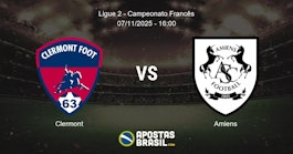 Clermont Amiens Ligue 2 Campeonato Francs 07112025 1600