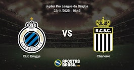 Club Brugge Charleroi Jupiler Pro League da Blgica 22112025 1645