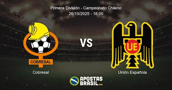 Cobresal Unin Espaola Primera Divisin Campeonato Chileno 26102025 1600