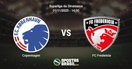 Copenhagen FC Fredericia Superliga da Dinamarca 01112025 1400