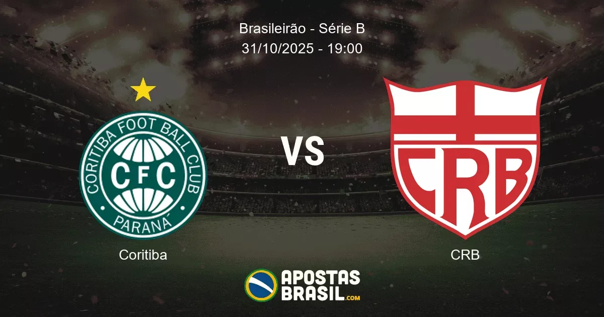 Coritiba CRB Brasileiro Srie B 31102025 1900