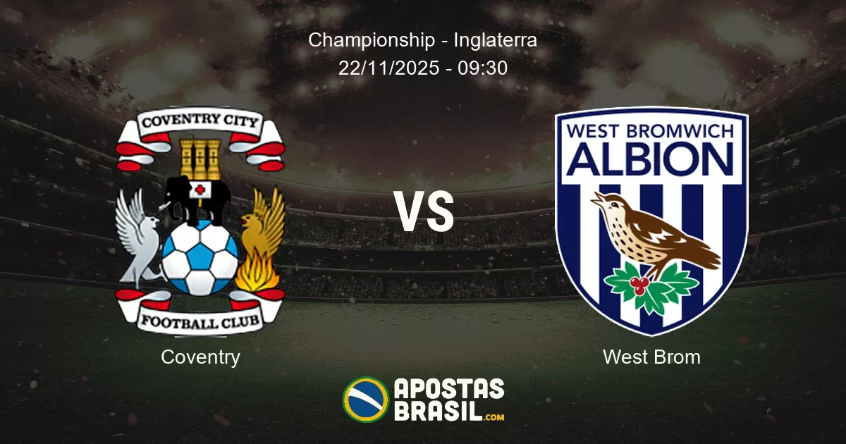 Coventry West Brom Championship Inglaterra 22112025 0930