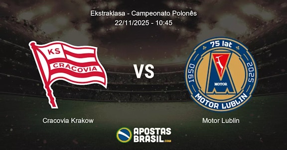Cracovia Krakow Motor Lublin Ekstraklasa Campeonato Polons 22112025 1045
