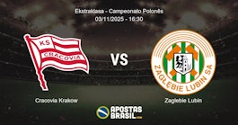 Cracovia Krakow Zaglebie Lubin Ekstraklasa Campeonato Polons 03112025 1630