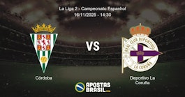 Crdoba Deportivo La Corua La Liga 2 Campeonato Espanhol 16112025 1430