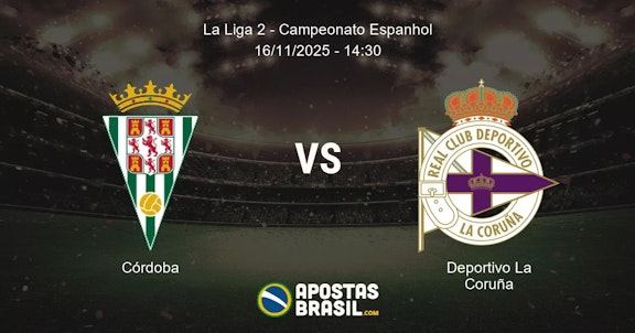 Crdoba Deportivo La Corua La Liga 2 Campeonato Espanhol 16112025 1430