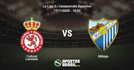 Cultural Leonesa Mlaga La Liga 2 Campeonato Espanhol 17112025 1630
