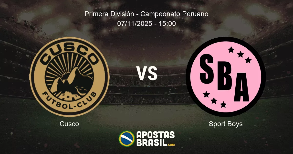 Cusco Sport Boys Primera Divisin Campeonato Peruano 07112025 1500