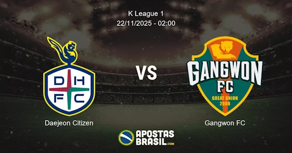 Daejeon Citizen Gangwon FC K League 1 22112025 0200