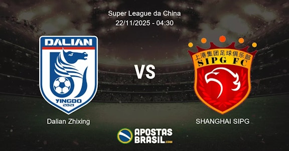 Dalian Zhixing SHANGHAI SIPG Super League da China 22112025 0430