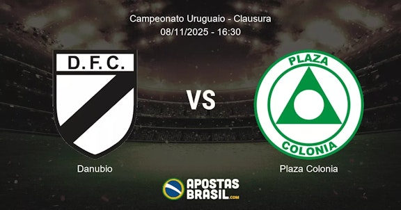 Danubio Plaza Colonia Campeonato Uruguaio Clausura 08112025 1630