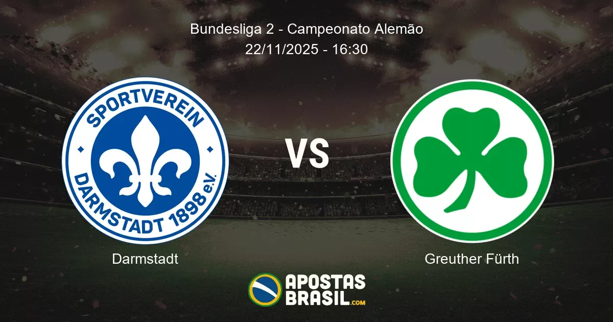 Darmstadt Greuther Frth Bundesliga 2 Campeonato Alemo 22112025 1630