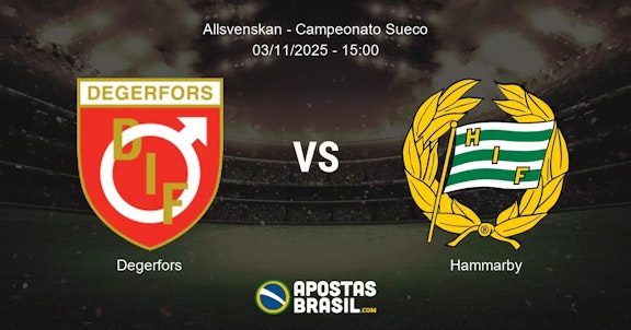 Degerfors Hammarby Allsvenskan Campeonato Sueco 03112025 1500