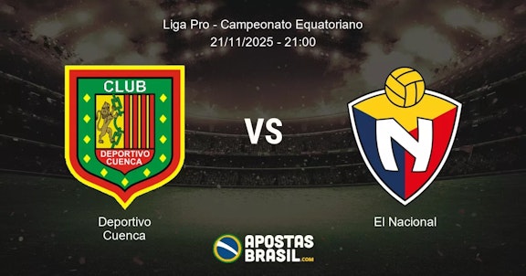 Deportivo Cuenca El Nacional Liga Pro Campeonato Equatoriano 21112025 2100