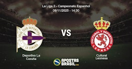 Deportivo La Corua Cultural Leonesa La Liga 2 Campeonato Espanhol 08112025 1430