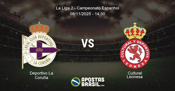 Deportivo La Corua Cultural Leonesa La Liga 2 Campeonato Espanhol 08112025 1430