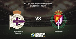 Deportivo La Corua Valladolid La Liga 2 Campeonato Espanhol 26102025 1700